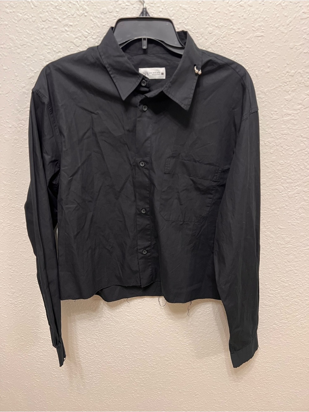 Black Women’s Button-Up Shirt